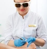 Hardware processing of fumes on nails