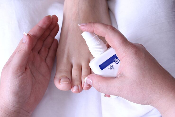 Antifungal foot antiseptic
