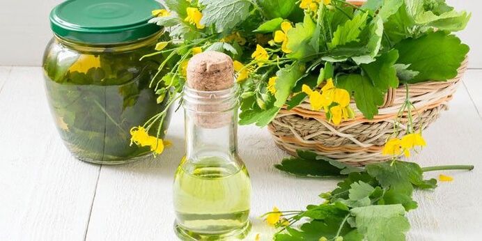 anti-fungal celandine oil